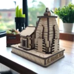 Kedarnath 3D Handcrafted Wooden Temple Model for Office, Home Mandir, Car Dashboard Decoration - The for Any Occasion, Such as Birthdays, Anniversaries, Weddings, and Friendship Day. - Image 4